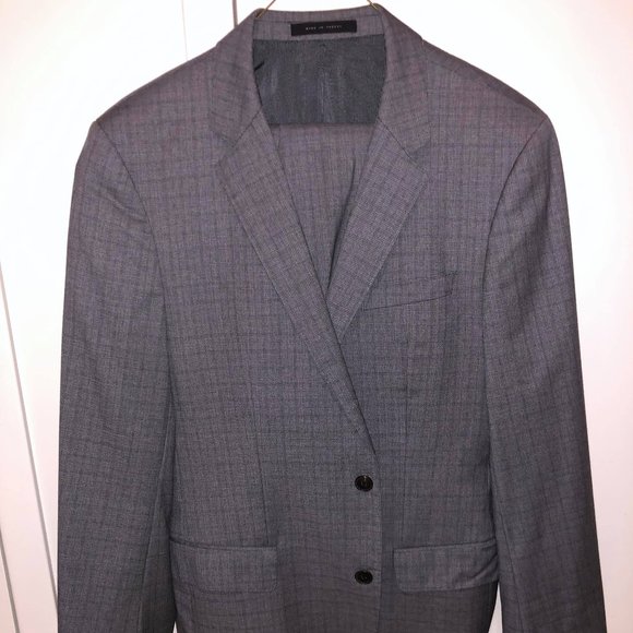 Hugo Boss Slim-fit Suit 40R/32 pants (Stone-grey) - Picture 1 of 2